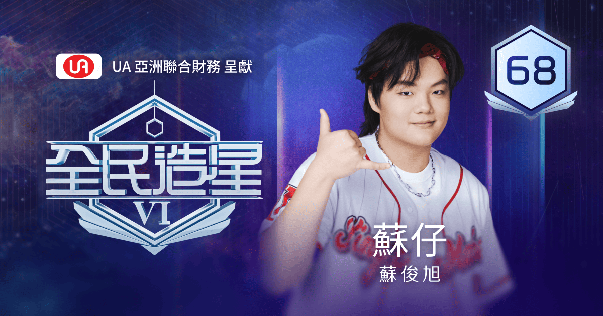68號蘇俊旭(蘇仔) | 全民造星VI